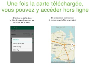 Accès hors ligne aux cartes