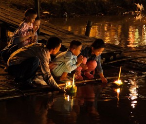 Loy Kratong à Chiang Mai en 2010